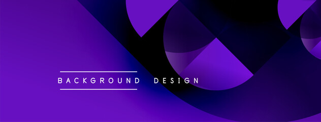 Abstract purple background. Flowing shapes create dynamic visual effect. Modern design suitable for digital projects.