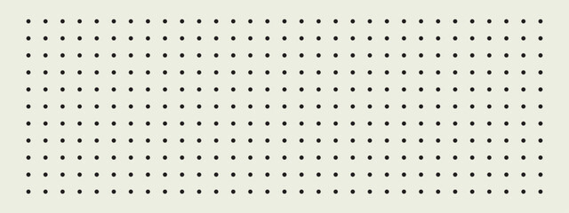Minimalist background with a black dot pattern on a cream backdrop.  Use in Modern Design Projects Including Web Design, Branding, Graphic Design, and Print Artworks. Vector illustration.