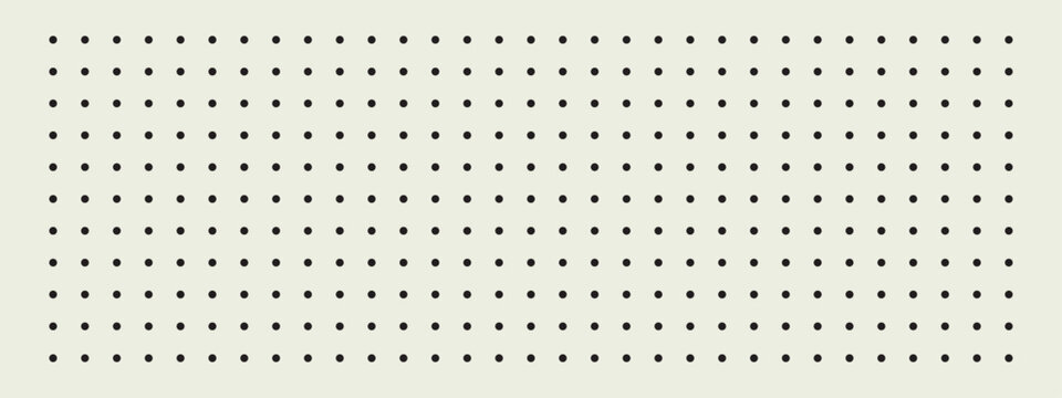 Minimalist background with a black dot pattern on a cream backdrop.  Use in Modern Design Projects Including Web Design, Branding, Graphic Design, and Print Artworks. Vector illustration.