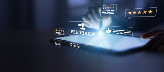 Customer Satisfaction Monitoring With Feedback Ratings And Review Analysis.