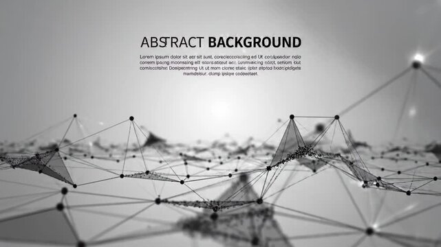 Abstract network technology connection digital data flow