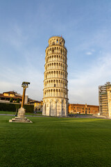 Leaning Tower of Pisa. Historic architecture. Pisa, Italy.