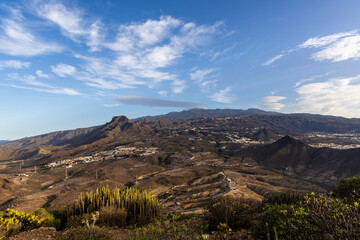 Mount Roque del Conde. View of the volcano. Tenerife, Canary Islands.