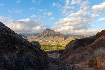 Mount Roque del Conde. View of the volcano. Tenerife, Canary Islands.