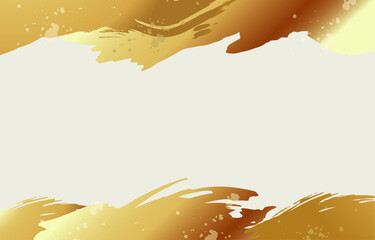 和風筆タッチイラスト背景