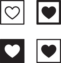 Isolated romantic photo frame icon, heart shaped photo frame love couple vector, romantic relationship minimal illustration, love memory branding design, couple celebration vector