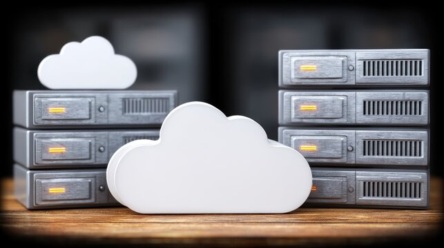 Digital data storage systems are juxtaposed with symbolic representations of remote network access