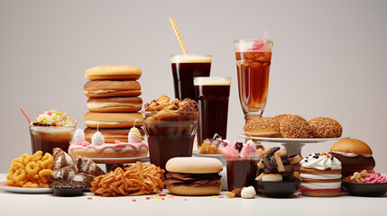 Burger Meal with Soda
