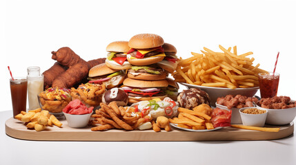 Burger and Fries Set

