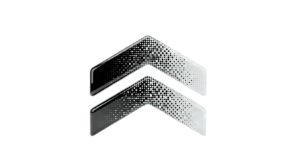 Abstract Chevron Arrows with Halftone Effect