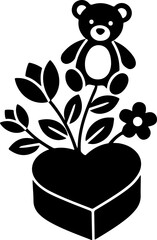 Teddy Bear Heart Gift