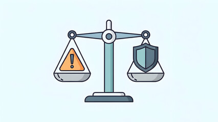 Balance between warning and security measures.