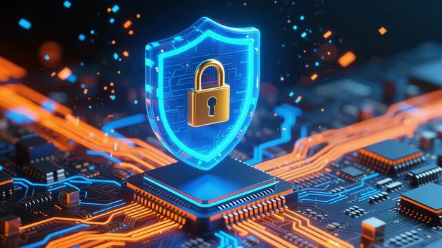 Secure online payment process ecommerce fraud prevention internet banking fintech transaction system digital shield lock protecting data network security safe digital commerce