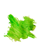 An abstract vintage green brush strokes creating organic design elements with transparent PNG background for modern creative layouts.