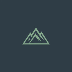 Mountain logo representing strength, stability, and natural endurance.