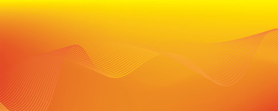 Backgroun orange and yellow Abstack Wave line vector. eps 10