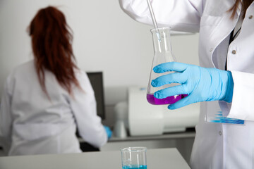 A laboratory where medical research is conducted.