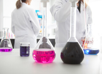 A laboratory where medical research is conducted.