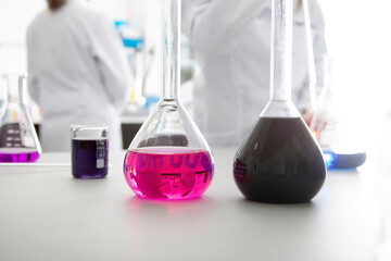 A laboratory where medical research is conducted.