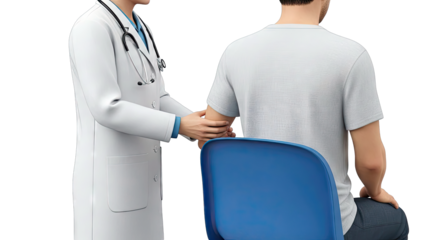 Doctor Examines Patient's Arm