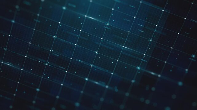 Digital Data Technology Grid Background
Animation of an abstract technology background with digital data patterns on a graphic grid