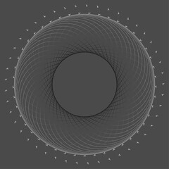 Abstract Circular Motion Vector Ring