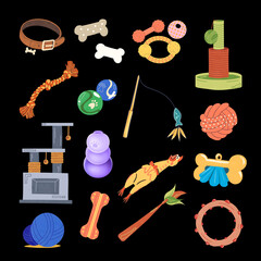 various pet toys