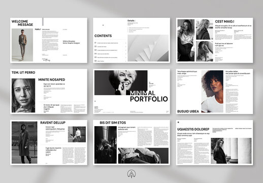 Minimal Portfolio Presentation Template
