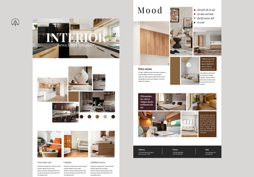 Interior News Letter Template