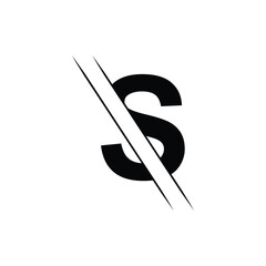Initial S logo design vector Template Abstract Letter S vector illustration logo design.