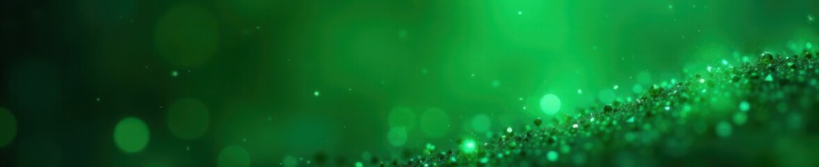 Deep emerald green with diamond dust effect, opulent glow , diamond, shining, twinkling