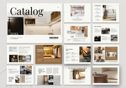 Catalog Brochure Landscape Template