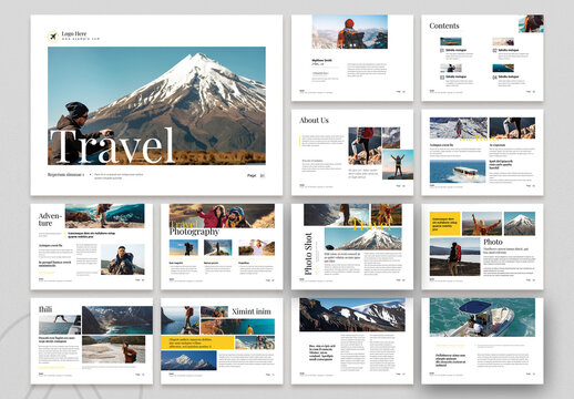Travel Landscape Brochure Template