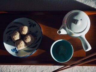 아시아 음식 깨찰떡, 간식