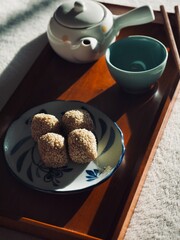 아시아 음식 깨찰떡, 간식