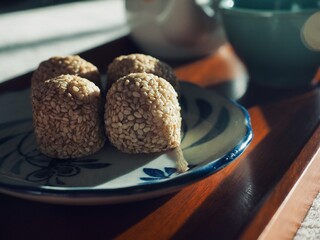 아시아 음식 깨찰떡, 간식