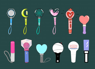 various lightsticks