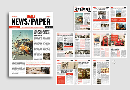 News Paper Brochure Design Template