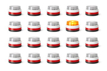 V16 emergency warning beacons lights