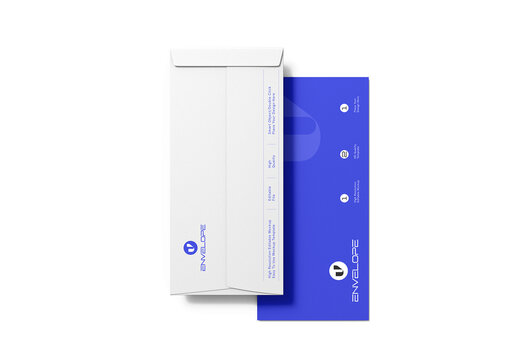 Envelope Card PSD Mockup