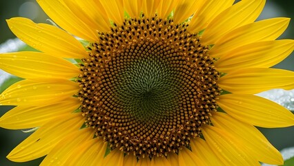 sunflower close up