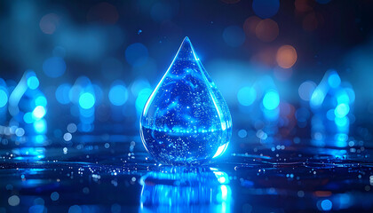 water drops on the window