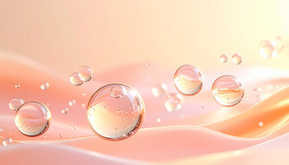 pink soap bubbles