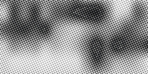 Abstract halftone dotted background. Monochrome pattern with stars.  Vector modern futuristic texture for posters, sites, business cards, postcards, labels, cover, stickers. Design mock-up layout.