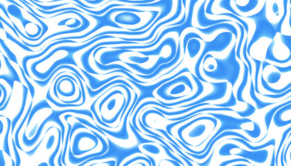 Abstract background pattern with blue waves on transparent background. Modern geometric pattern with fluid organic shapes. Overlay png illustration