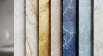 Abstract textured wallpaper rolls diverse colors and patterns