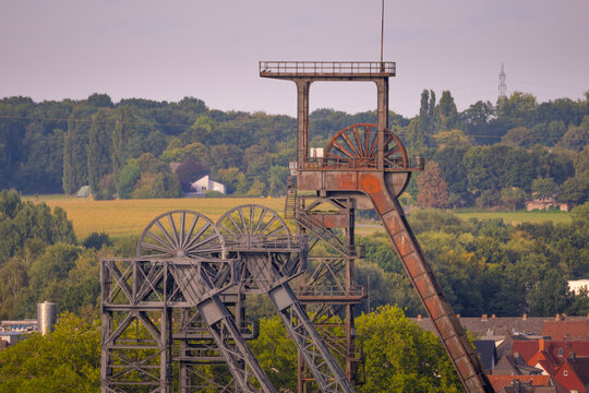 F&ouml;rdert&uuml;rme der ehemaligen Zeche Radbod in Hamm Westfalen