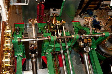 Maschinenanlage eines Dampfschiffes