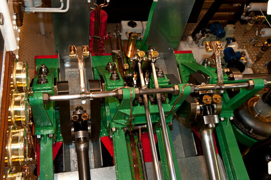 Maschinenanlage eines Dampfschiffes