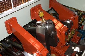 Maschinenanlage eines Dampfschiffes